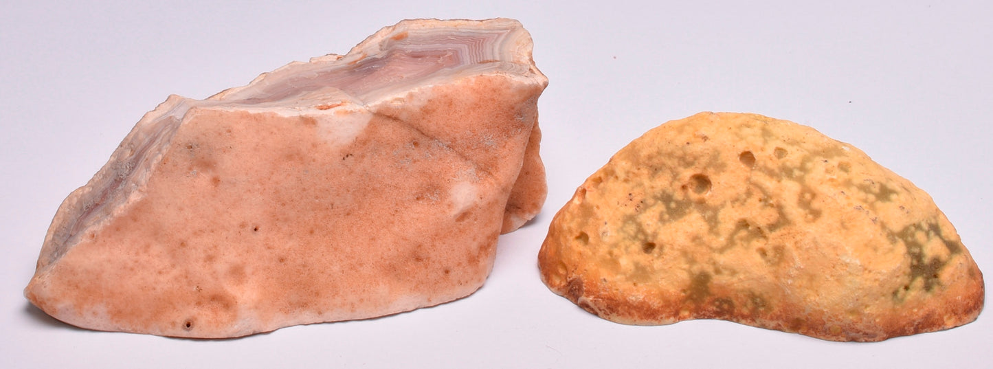 2 x AGATE CREEK, High Grade Polished AGATE Halves, AUSTRALIA S223