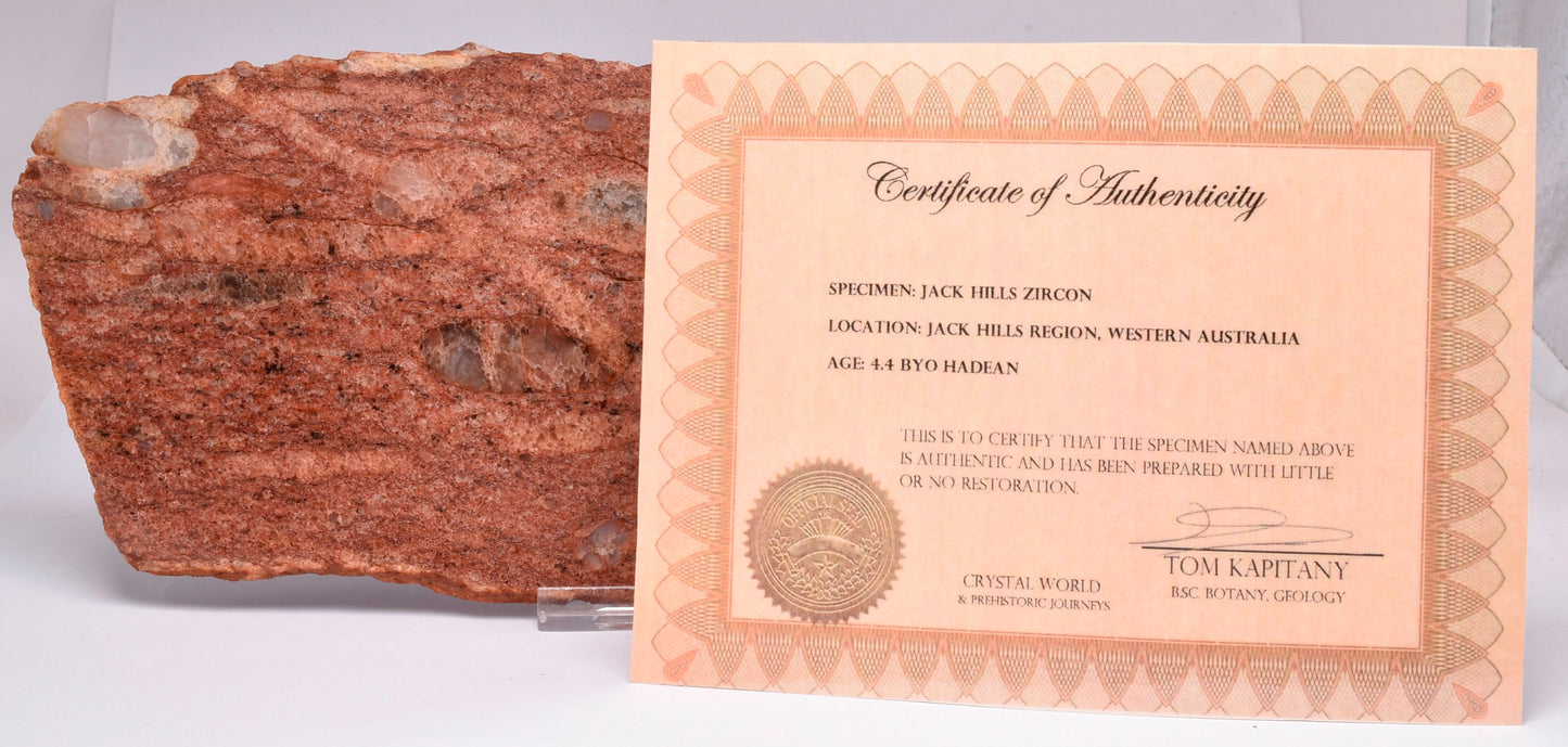 ZIRCON, Metaconglomerate Narryer Gneiss Slice, Jack Hills, Australia S653