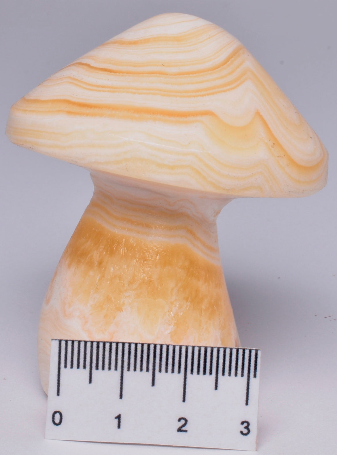 ARAGONITE MUSHROOM CARVING P37
