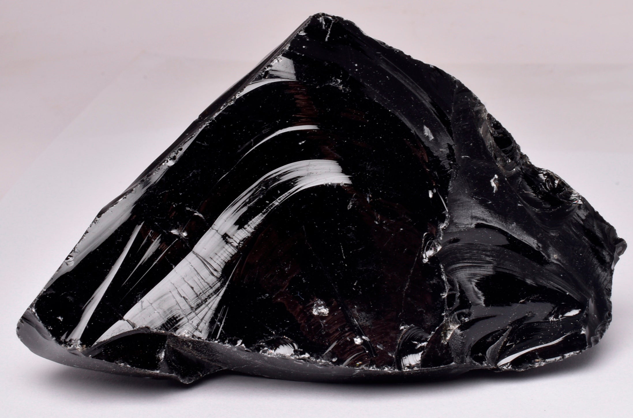 BLACK OBSIDIAN NATURAL ROUGH ROCK R30 - Main Image