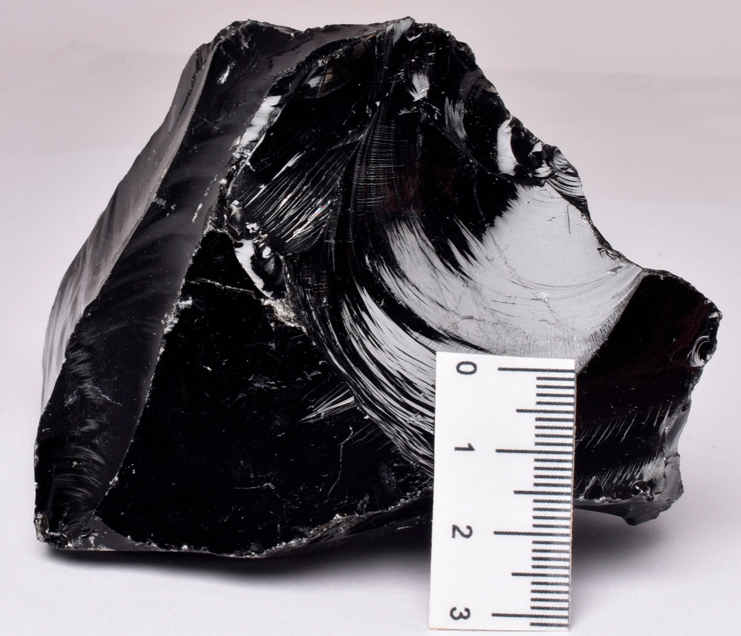 BLACK OBSIDIAN NATURAL ROUGH ROCK R30
