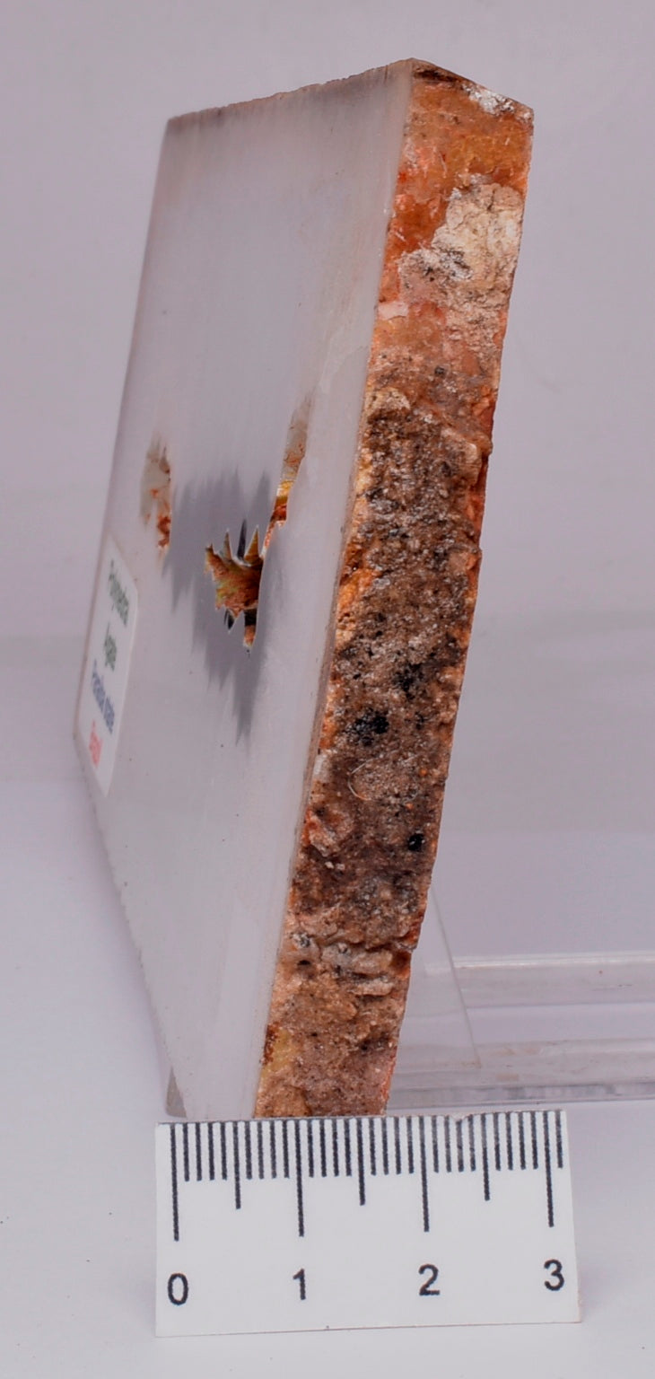 POLYHEDRAL AGATE SLICE, BRAZIL S328