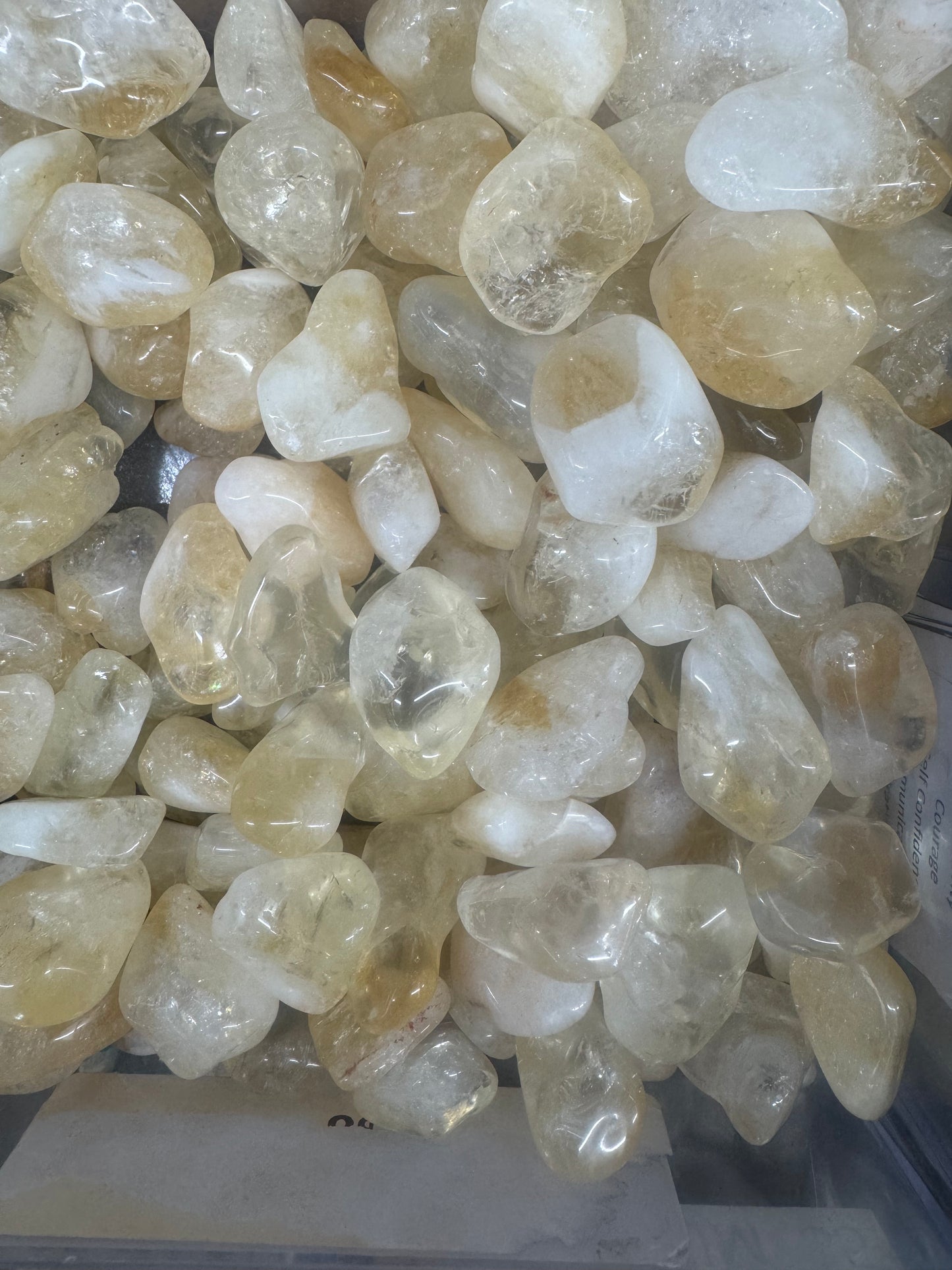 CITRINE CRYSTAL TUMBLE T37