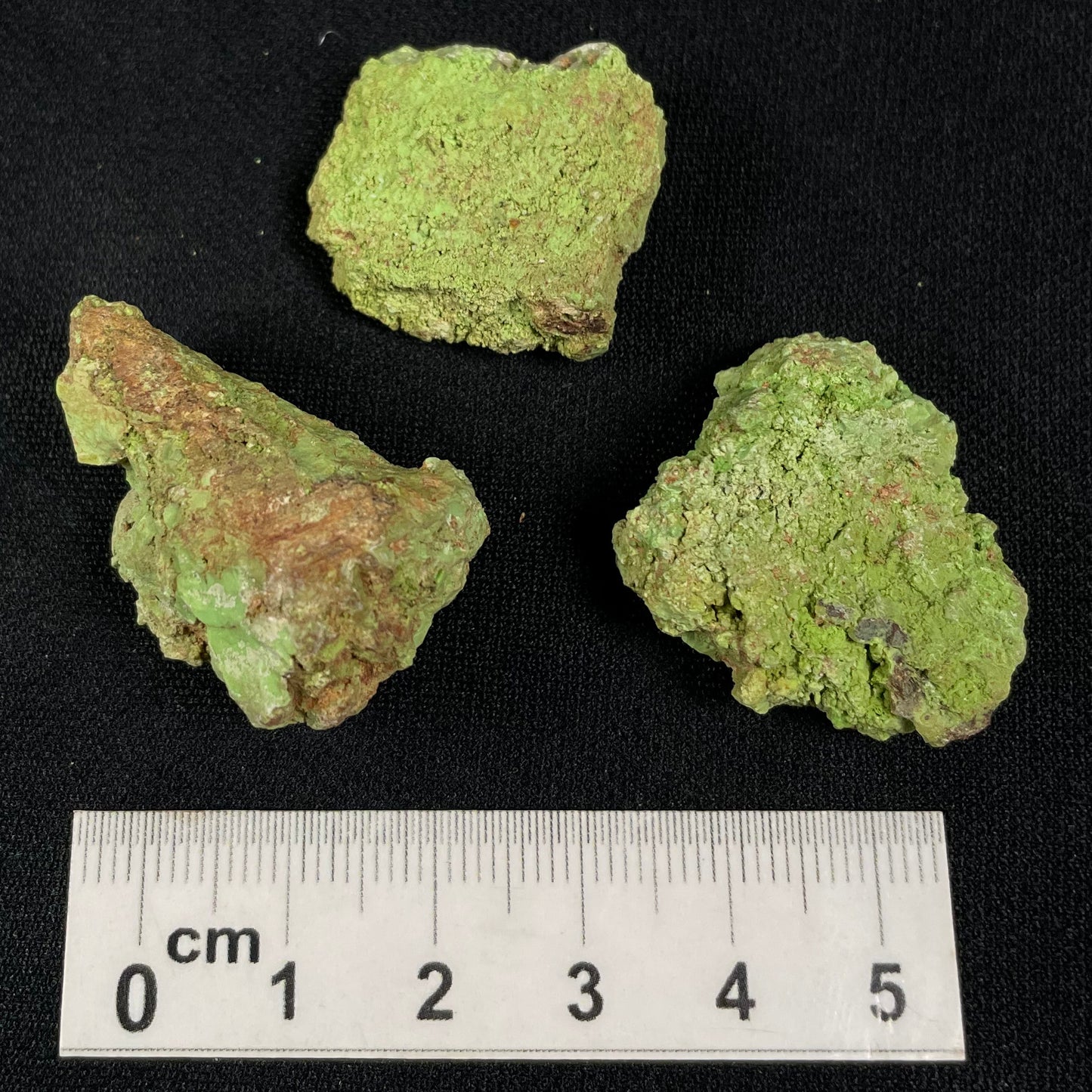 Gaspeite Rough from Australia (3 pieces) XRG006