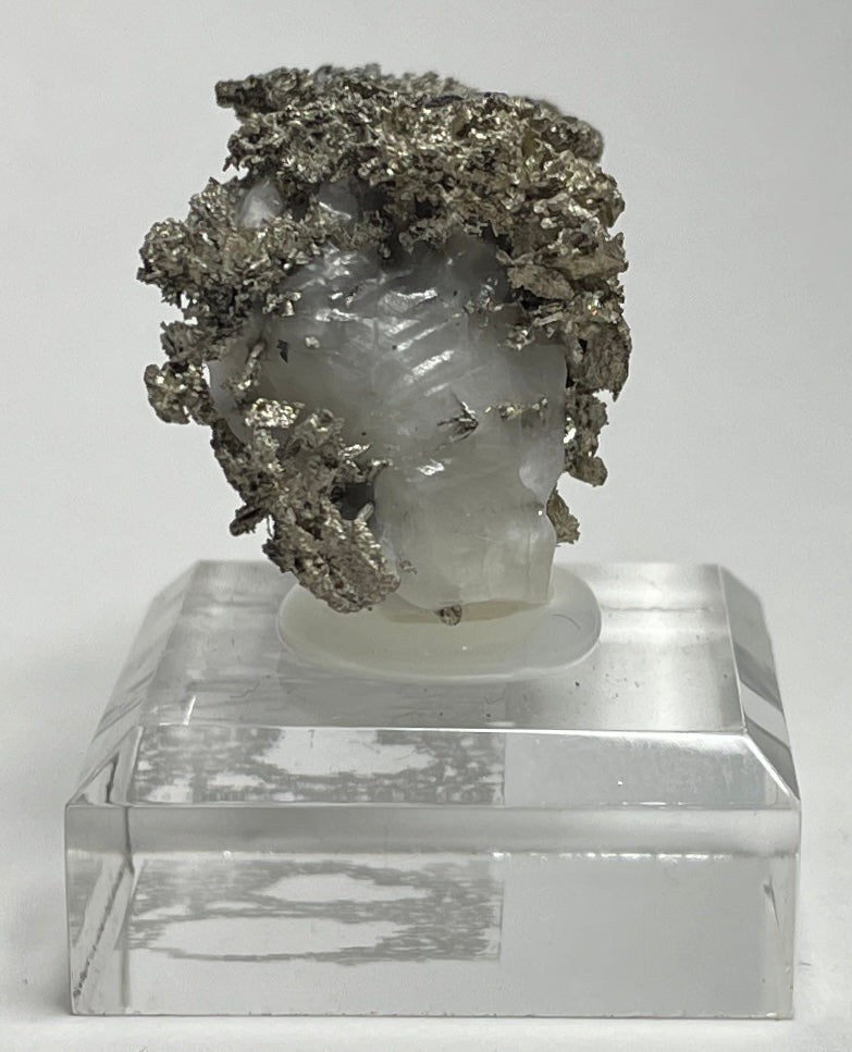 SILVER ON CALCITE, Morocco ISI007