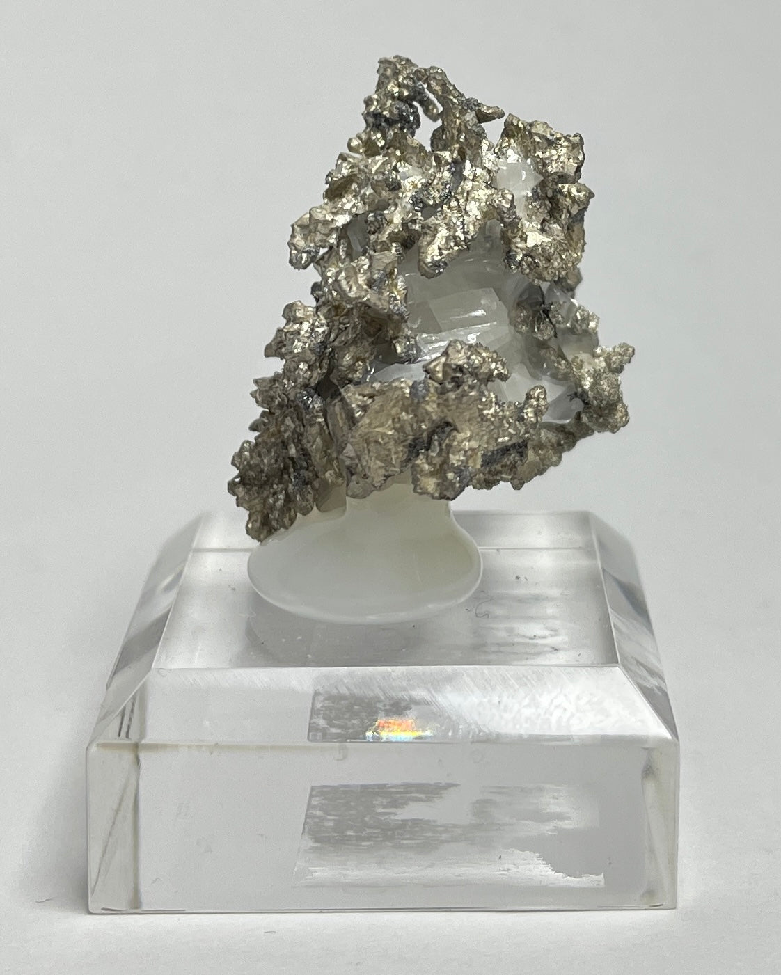 SILVER ON CALCITE, Morocco ISI015