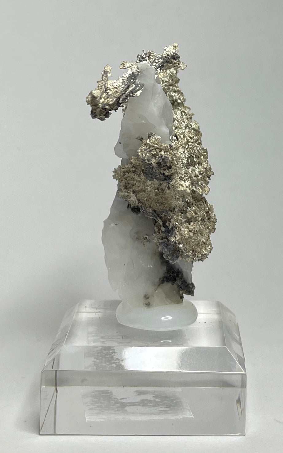 SILVER ON CALCITE, Morocco ISI025
