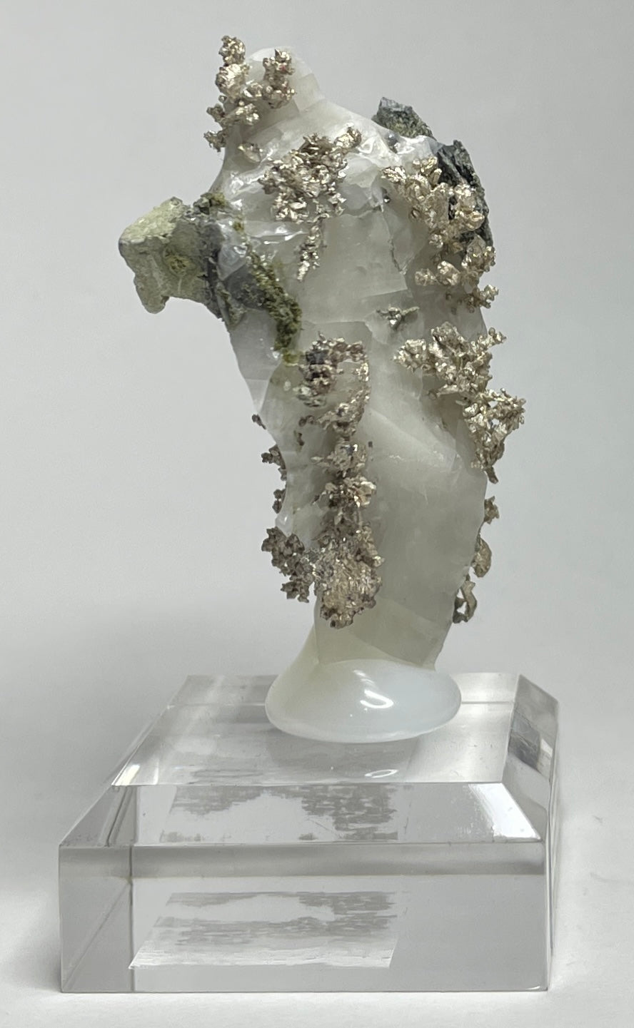 SILVER ON CALCITE, Morocco ISI026