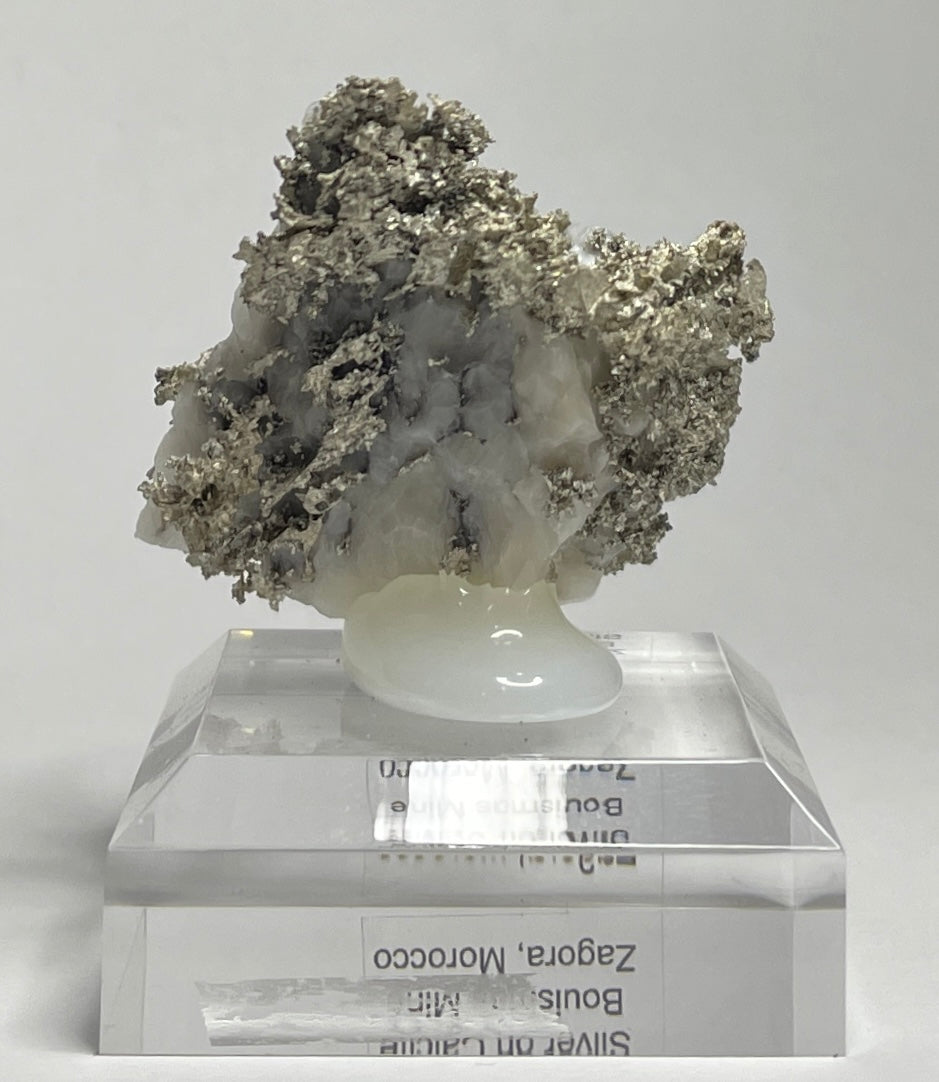 SILVER ON CALCITE, Morocco ISI035