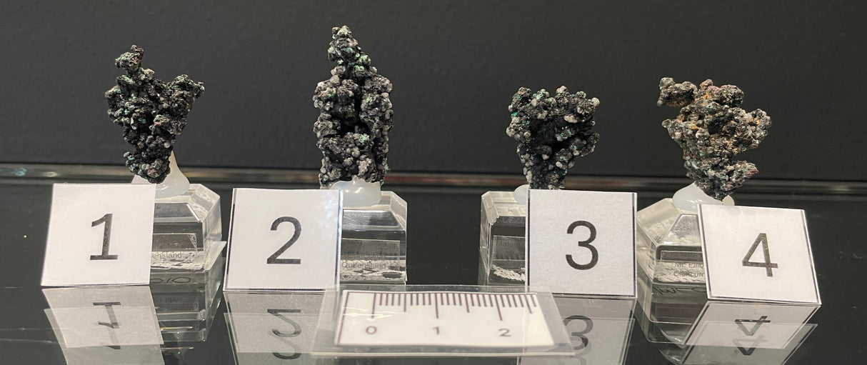 MALACHITE ON NATIVE COPPER, Australia IMC009-12