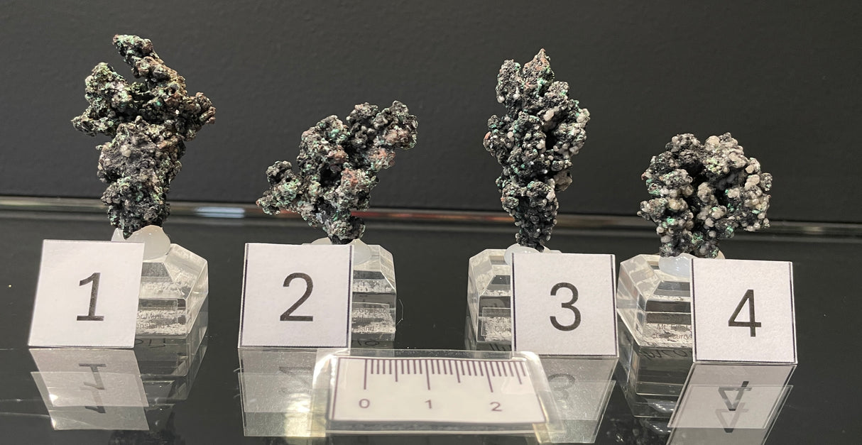 MALACHITE ON NATIVE COPPER, Australia IMC017-20