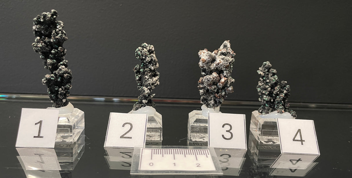 MALACHITE ON NATIVE COPPER, Australia IMC029-32