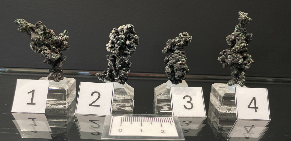 MALACHITE ON NATIVE COPPER, Australia IMC037-40