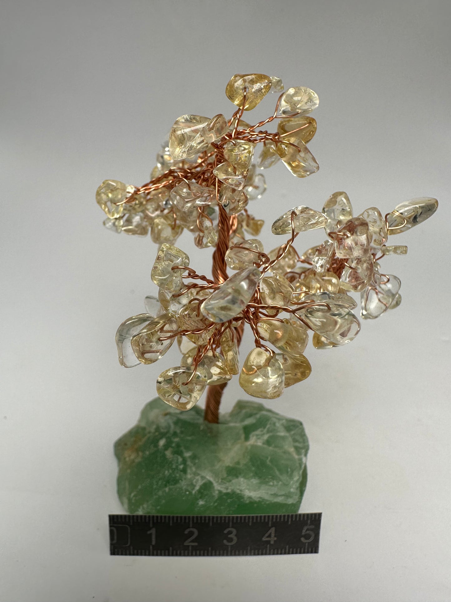 CITRINE and FLUORITE CRYSTAL TREE P291