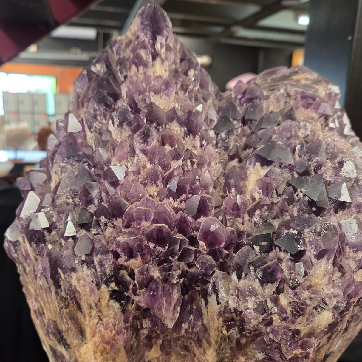 DRAGON TOOTH AMETHYST POINT ON STAND Brazil RBDTAS