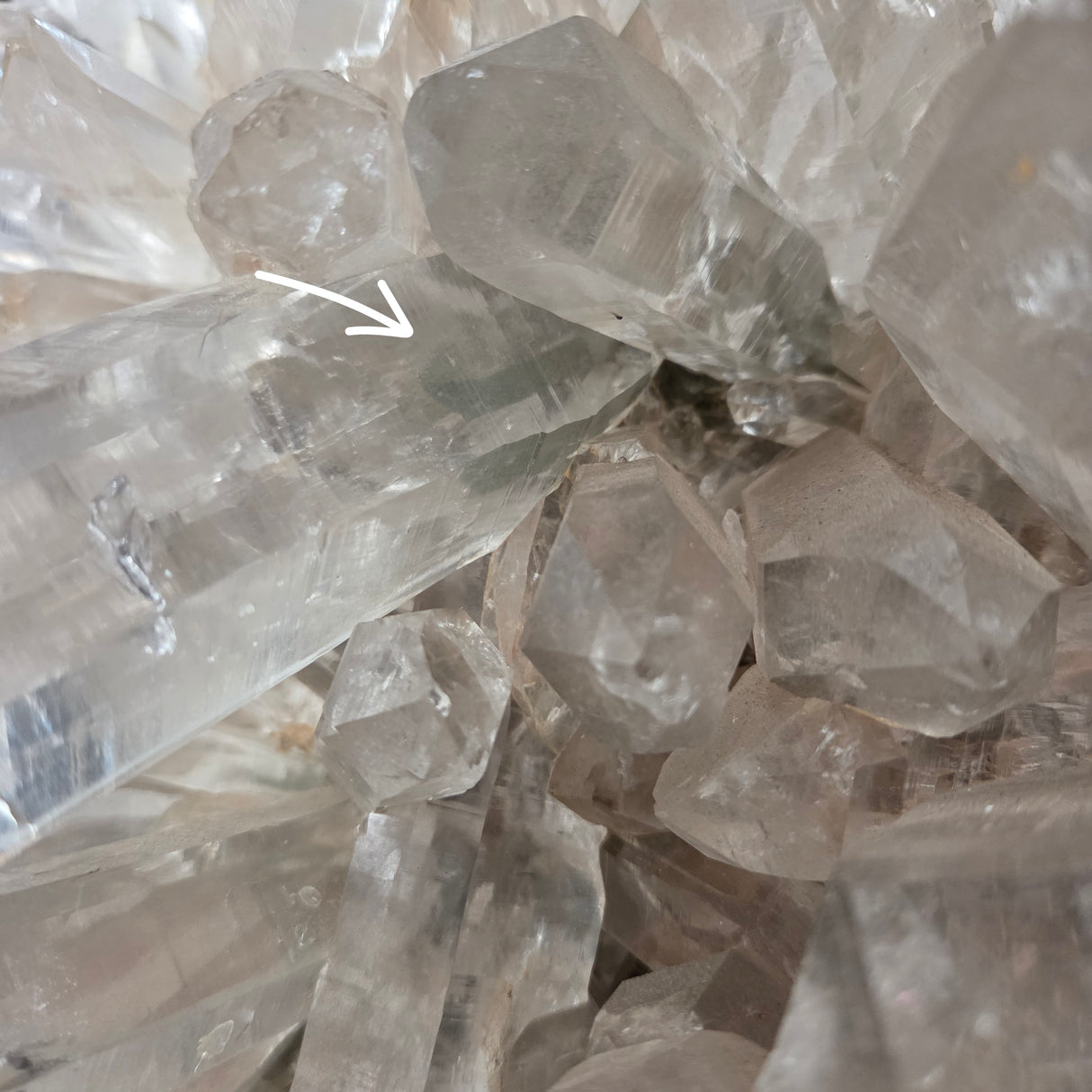 QUARTZ CLUSTER WITH PHANTOM POINTS RBQCP