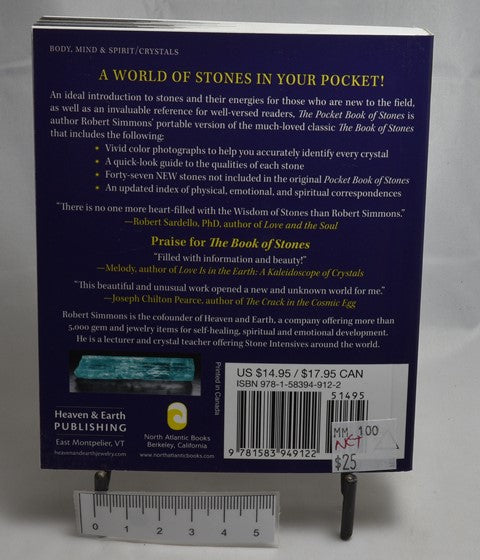 THE POCKET BOOK OF STONES by ROBERT SIMMONS (B01)