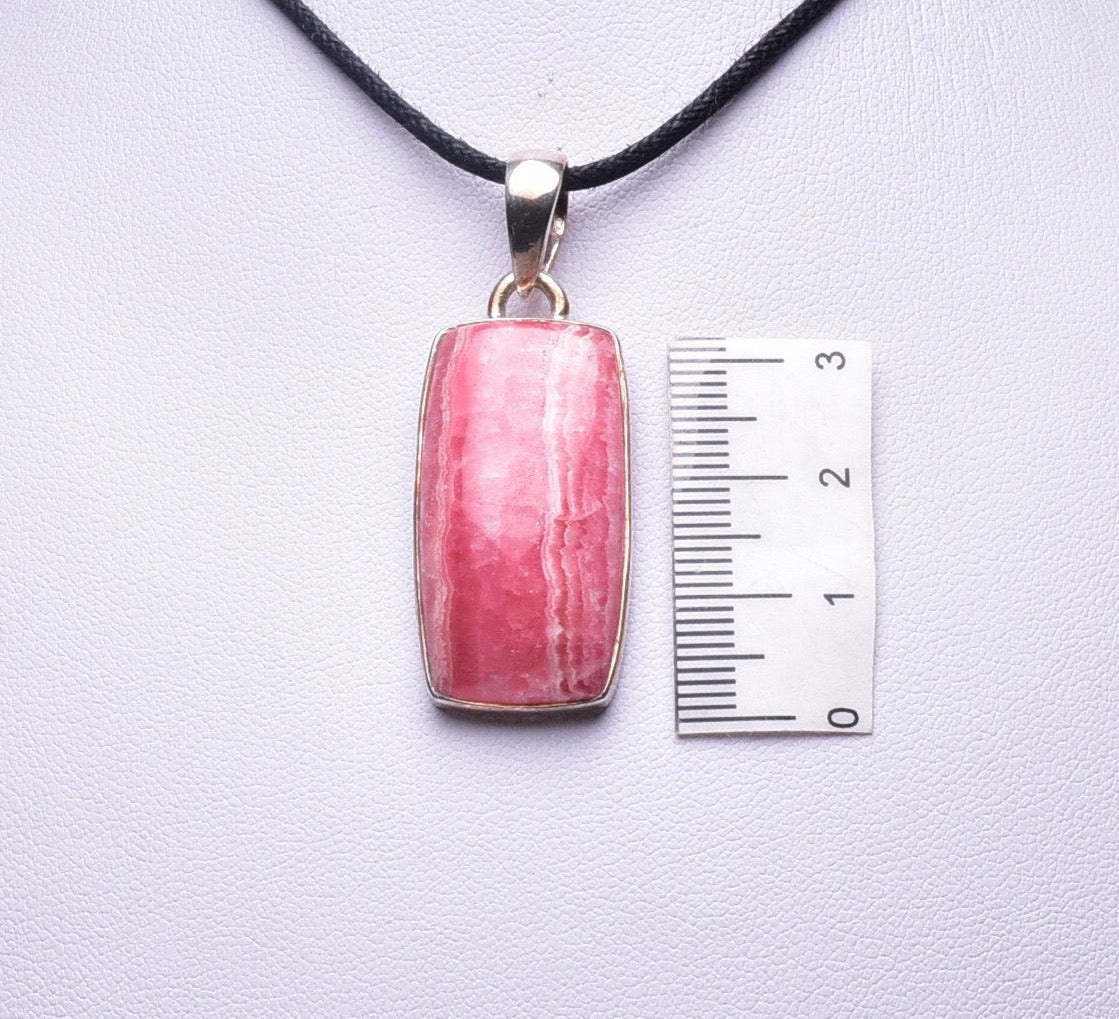 RHODOCHROSITE PENDANT set in Sterling Silver J29