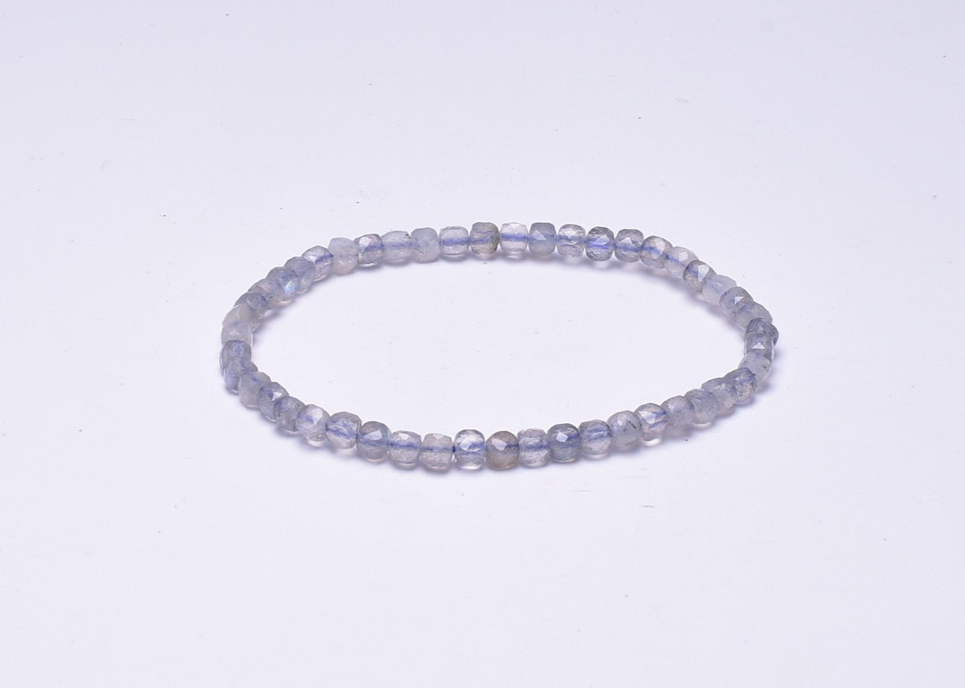LABRADORITE BEADED BRACELET J13