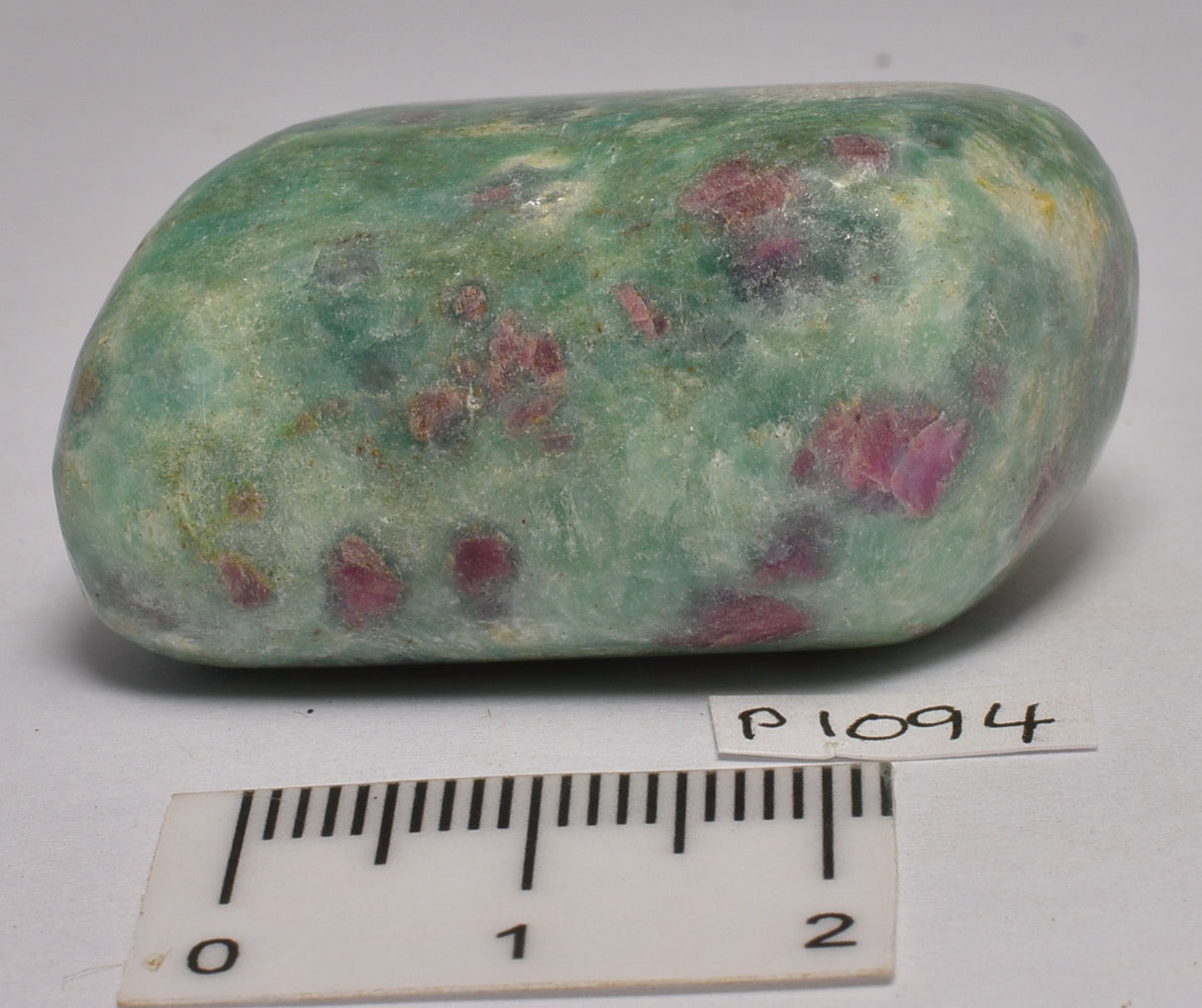 RUBY and FUCHSITE POLISHED CRYSTAL FREEFORM P411