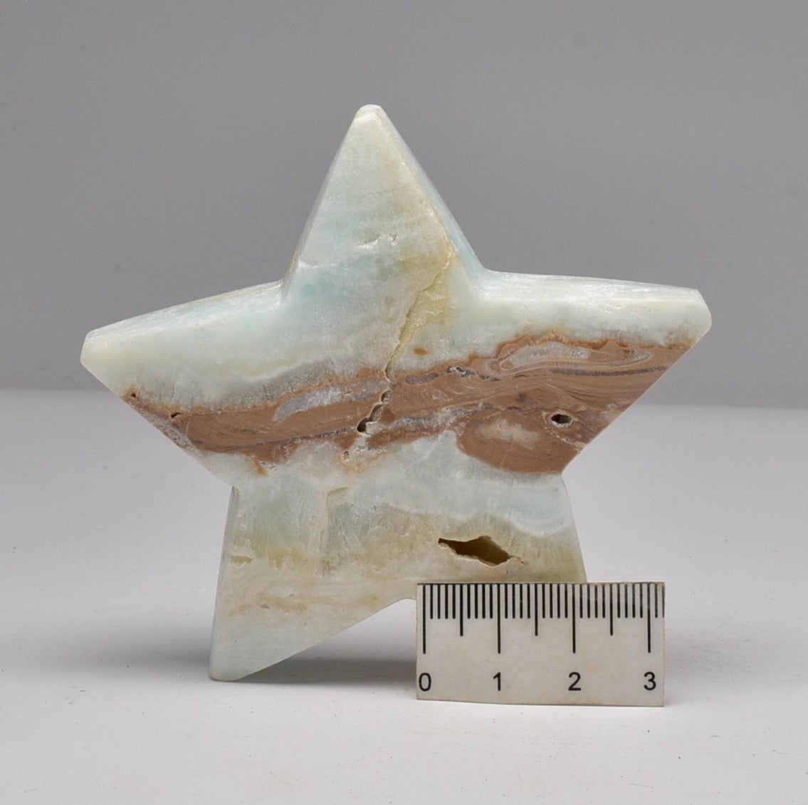 CARIBBEAN CALCITE STAR CARVING P287