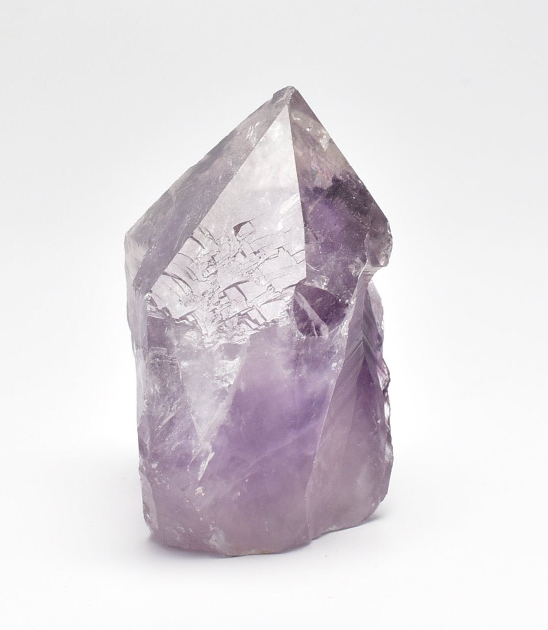 AMETHYST POINT with ROUGH BASE P210