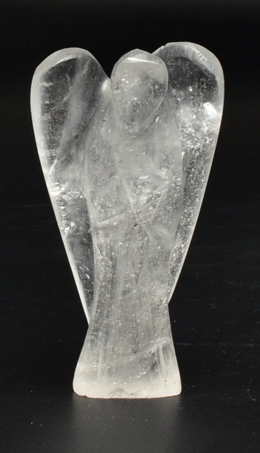 ASSORTED CRYSTAL ANGEL CARVINGS P1100