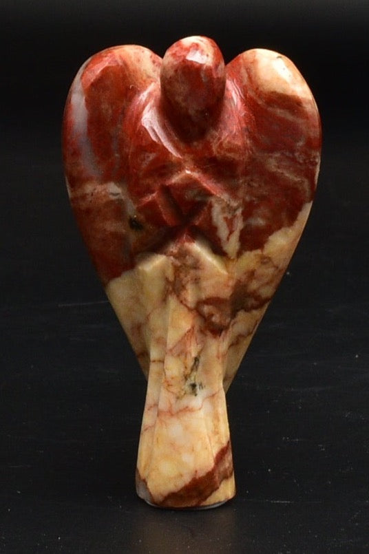 ASSORTED CRYSTAL ANGEL CARVINGS P1100