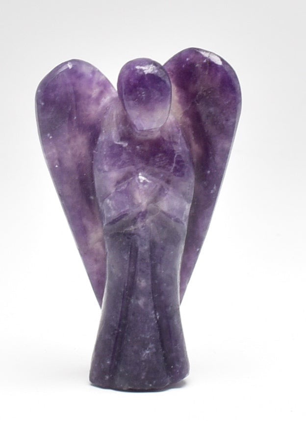 ASSORTED CRYSTAL ANGEL CARVINGS P1100