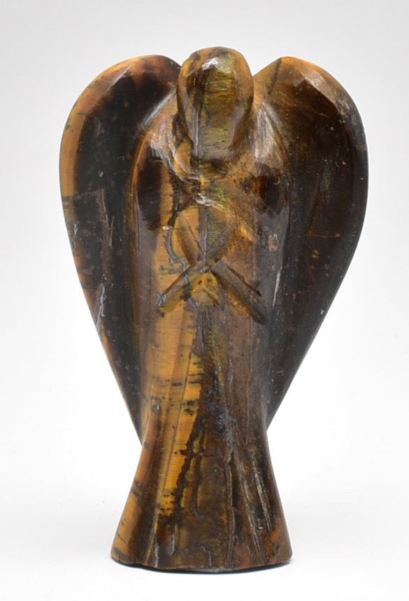 ASSORTED CRYSTAL ANGEL CARVINGS P1100