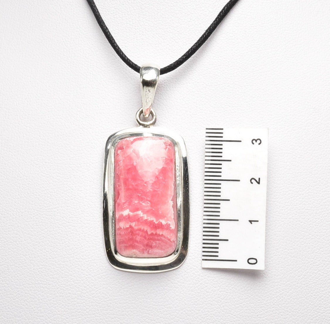 RHODOCHROSITE PENDANT set in STERLING SILVER J85