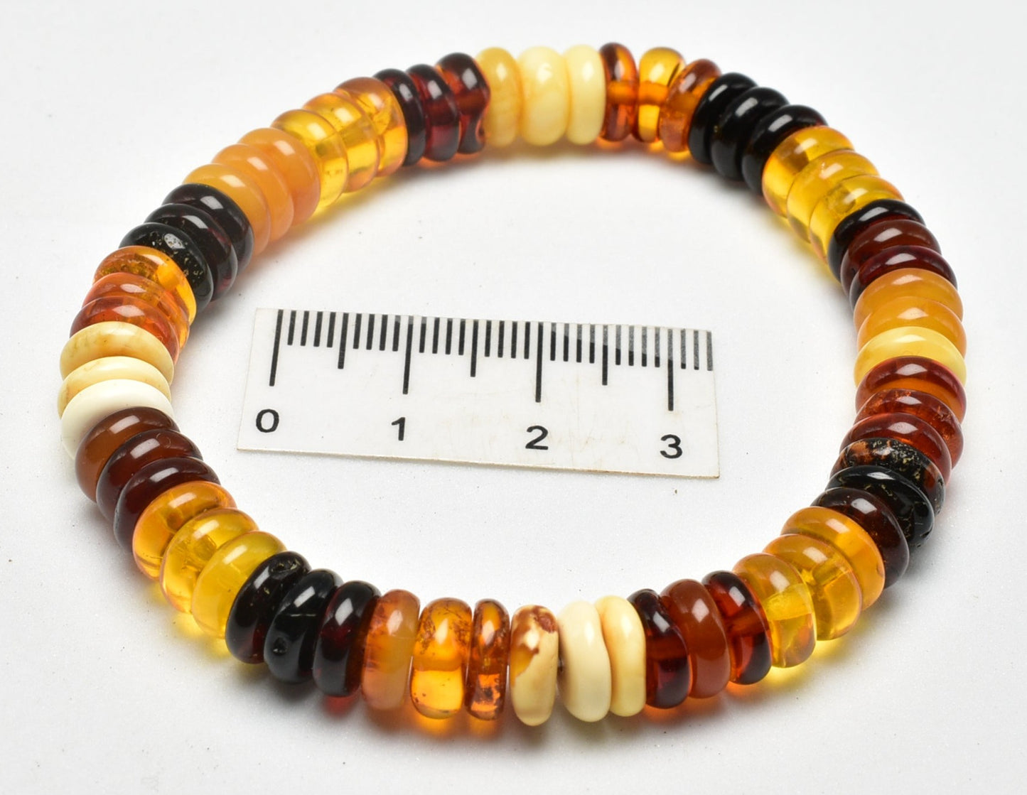 AMBER BEADED BRACELET J101