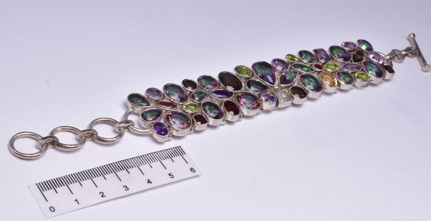 MIXED TOURMALINE BRACELET J182