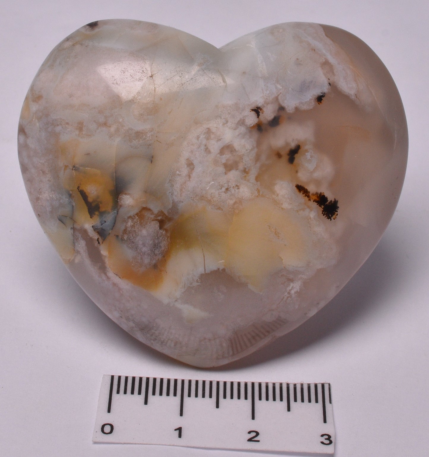 FLOWER AGATE HEARTS P919