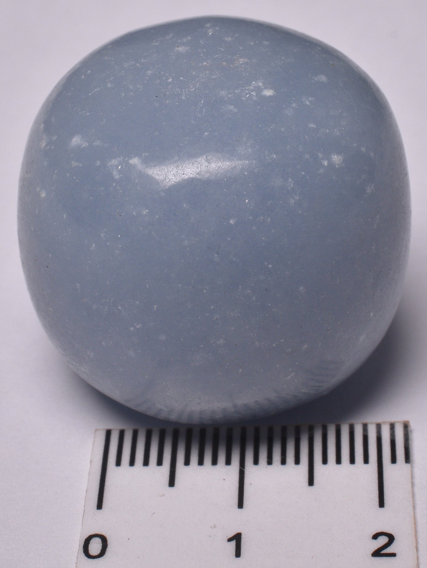 ANGELITE POLISHED CRYSTAL TUMBLE P969