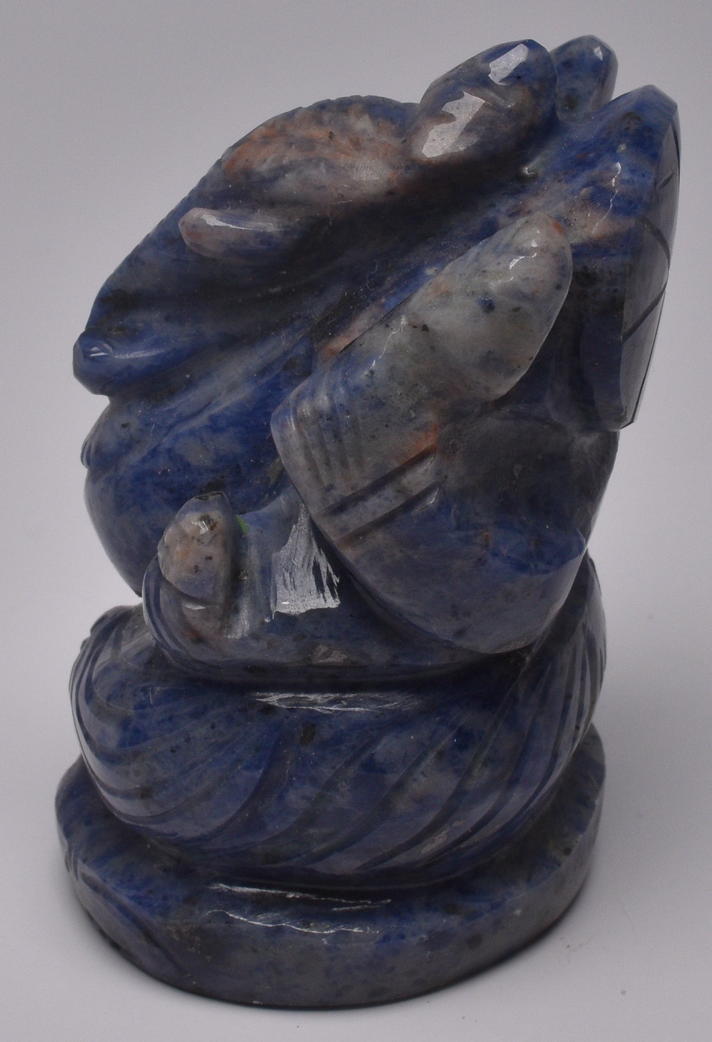 SODALITE GANESHA CARVING P987