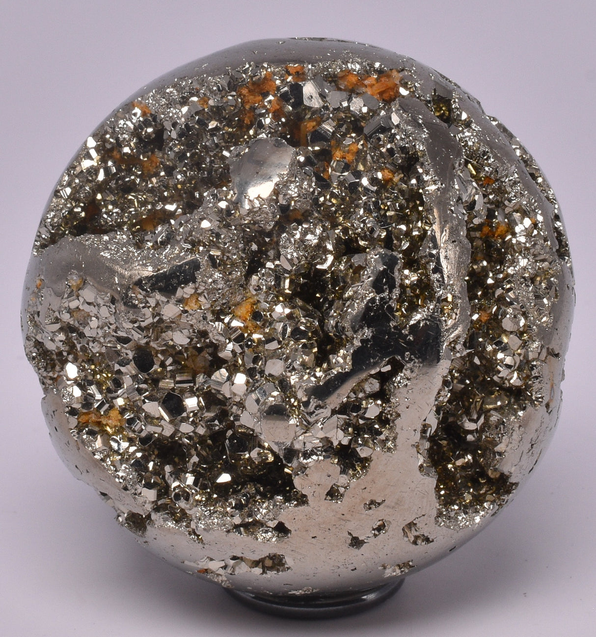 PYRITE CARVED SPHERE P788