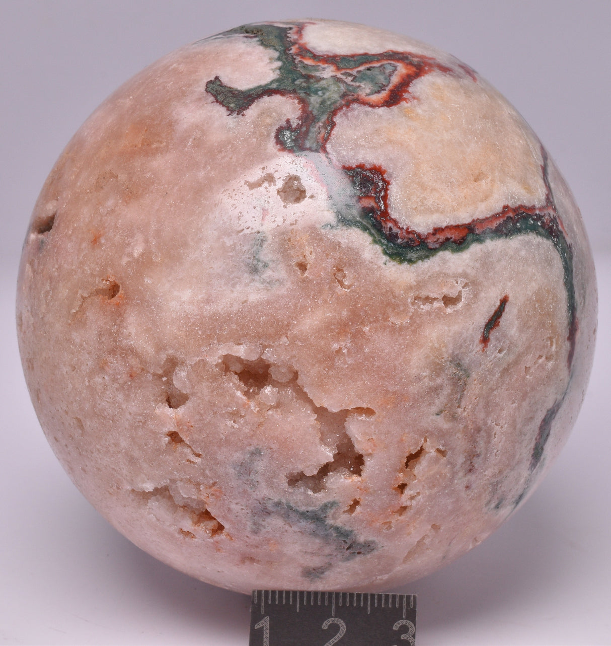 PINK AMETHYST SPHERE 9 CM P212
