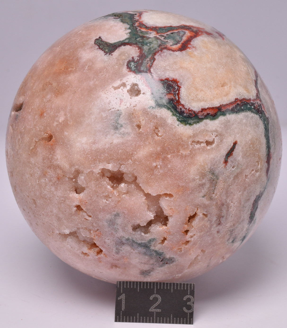 PINK AMETHYST SPHERE 9 CM P212