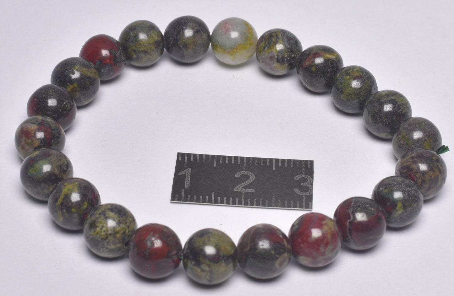 BLOODSTONE POLISHED CRYSTAL BRACELET J273