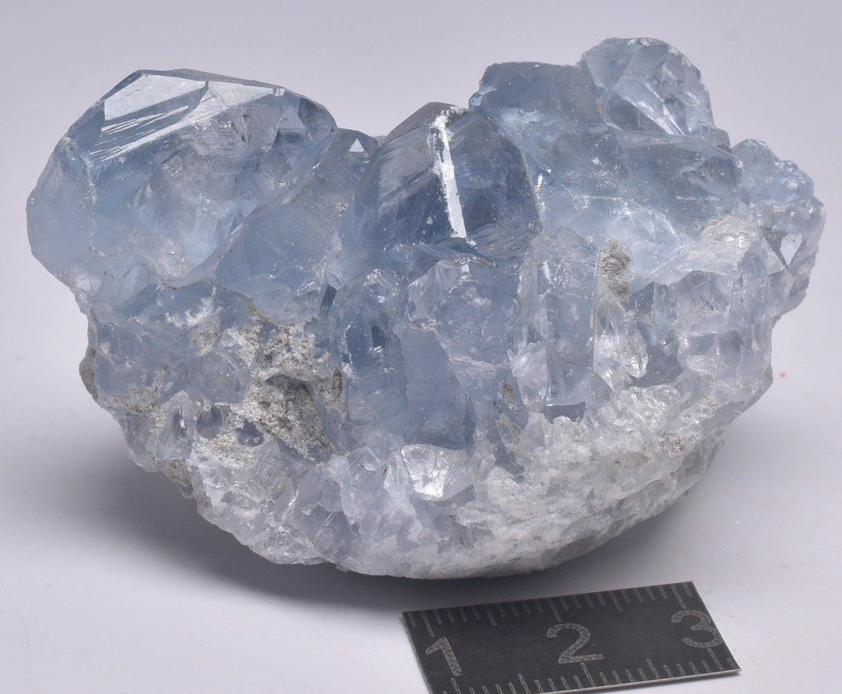 CELESTITE CRYSTAL CLUSTER, Madagascar, 161 grams P148