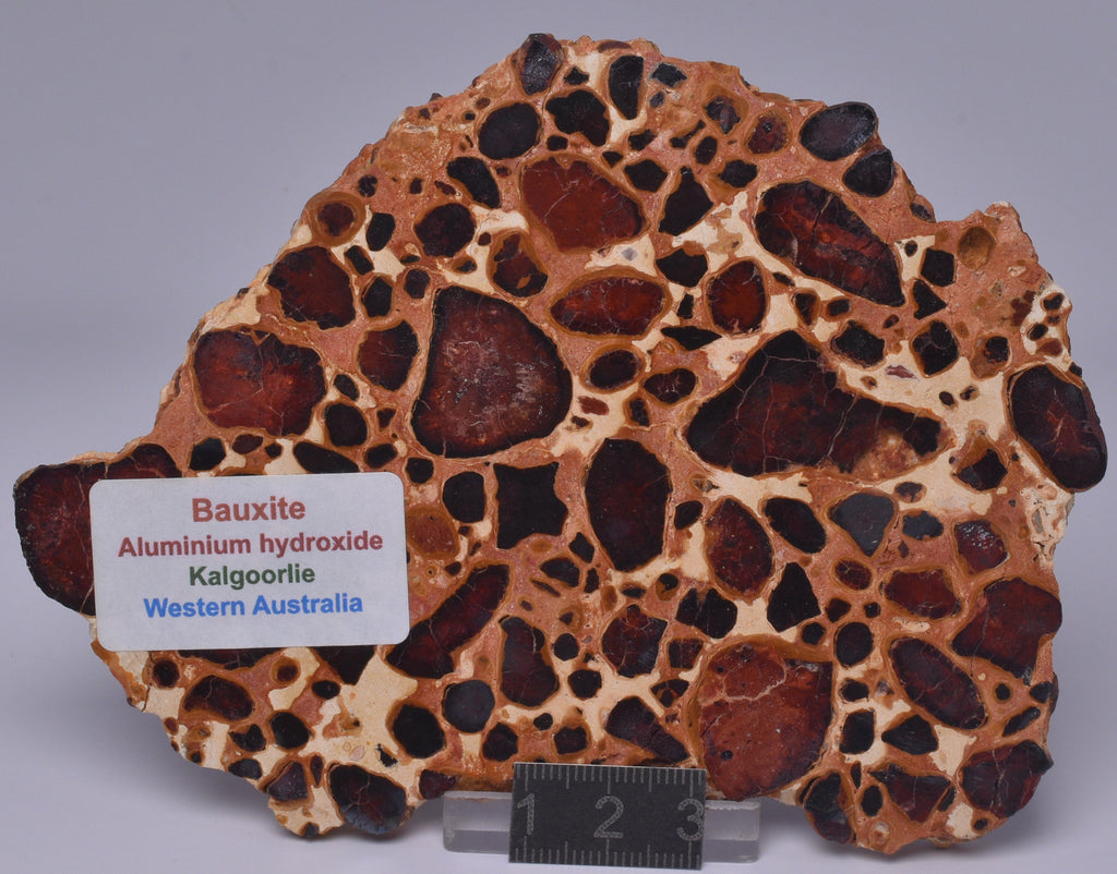 BAUXITE, Aluminium Hydroxide, Polished Slice, Kalgoorlie WA S199