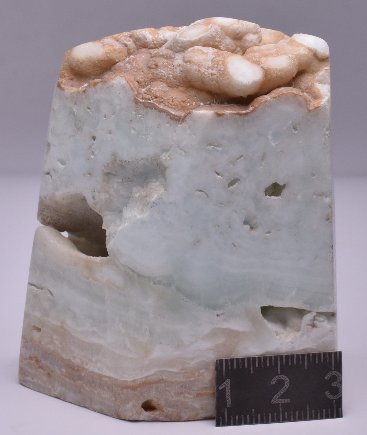 CARIBBEAN CALCITE CARVED FREEFORM P752