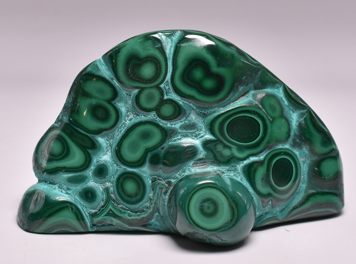 MALACHITE POLISHED CRYSTAL FREEFORM P578