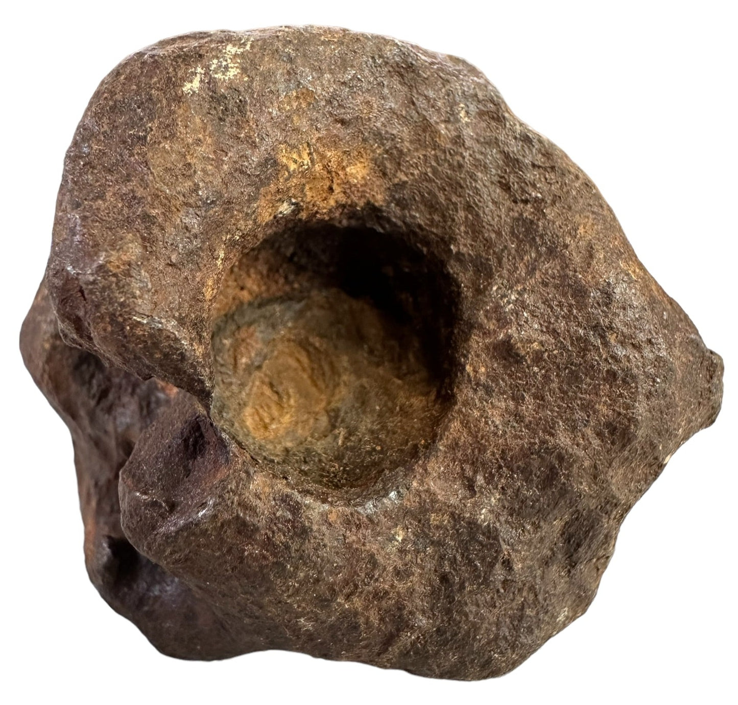 MUNDRABILLA IRON METEORITE with HOLE, VERY RARE, STONY IRON, AUSTRALIA MT64