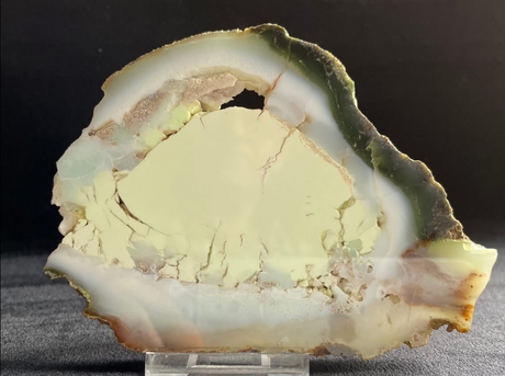 Lemon Chrysoprase Slice – A Hidden Gem of Western Australia