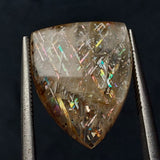 RAINBOW LATTICE SUNSTONE CABOCHON, Australia GLSC07