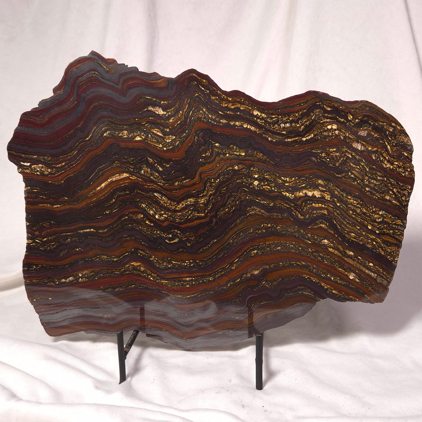 BANDED TIGER IRON MICROBIALITE, Archean, Australia ZBI028