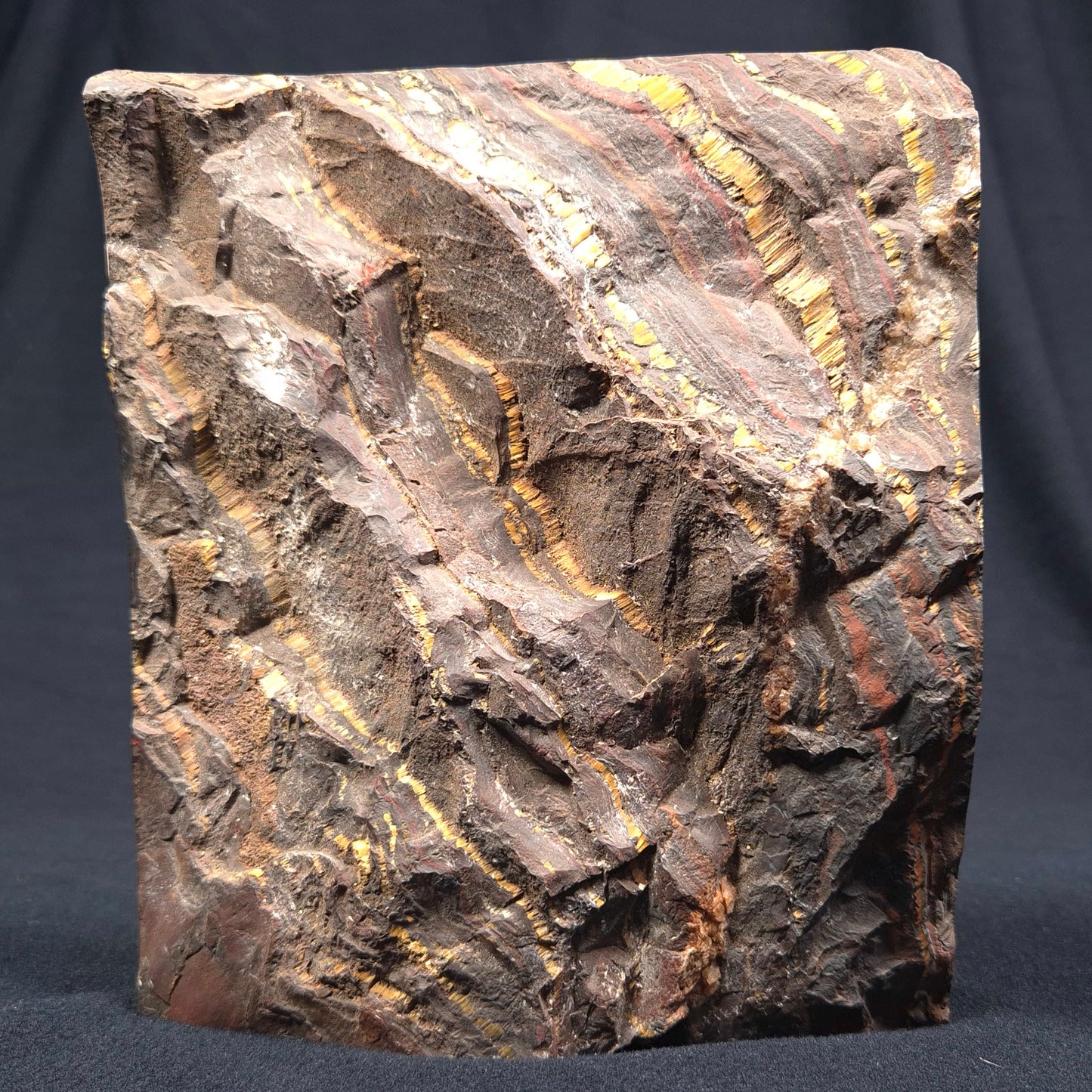 BANDED TIGER IRON MICROBIALITE, Archean, Australia ZBI029