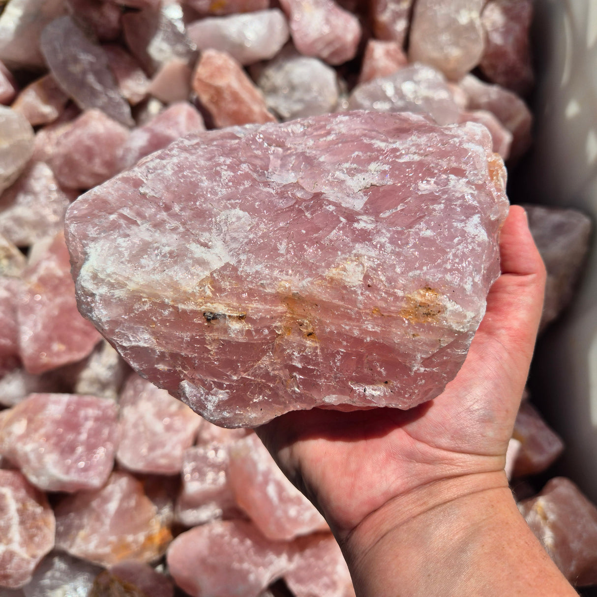 ROSE QUARTZ Rough by Weight, Madagascar ZRR006